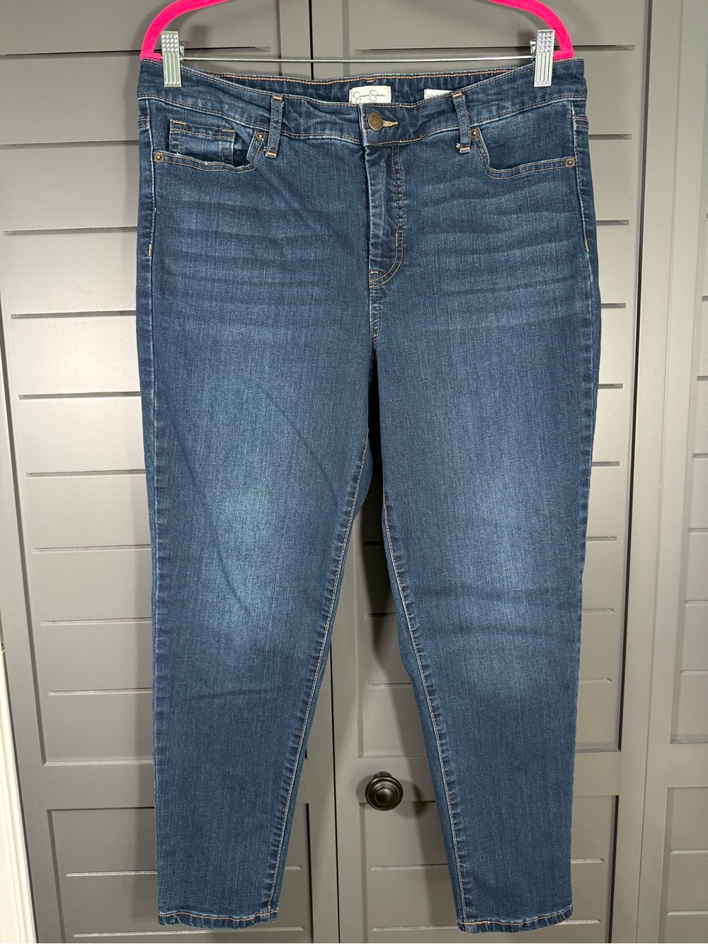 Jessica Simpson High Rise Skinny Ankle Jeans